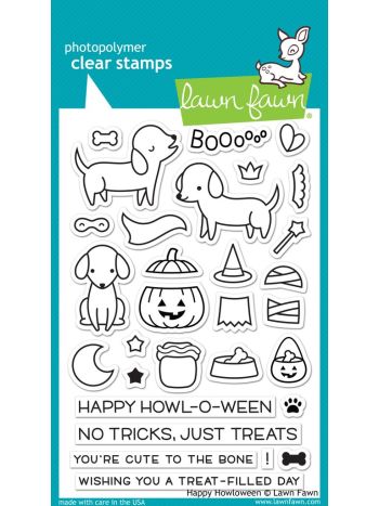 Lawn Fawn - happy howloween - Clear Stamp 4x6
